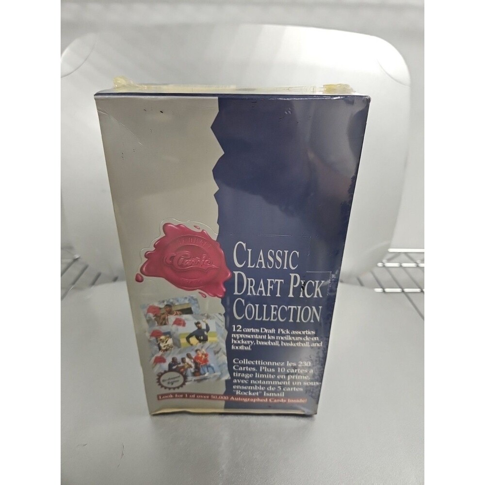 1991 Classic Draft Picks Unopened French Box From A BBCE Sealed Case FASC